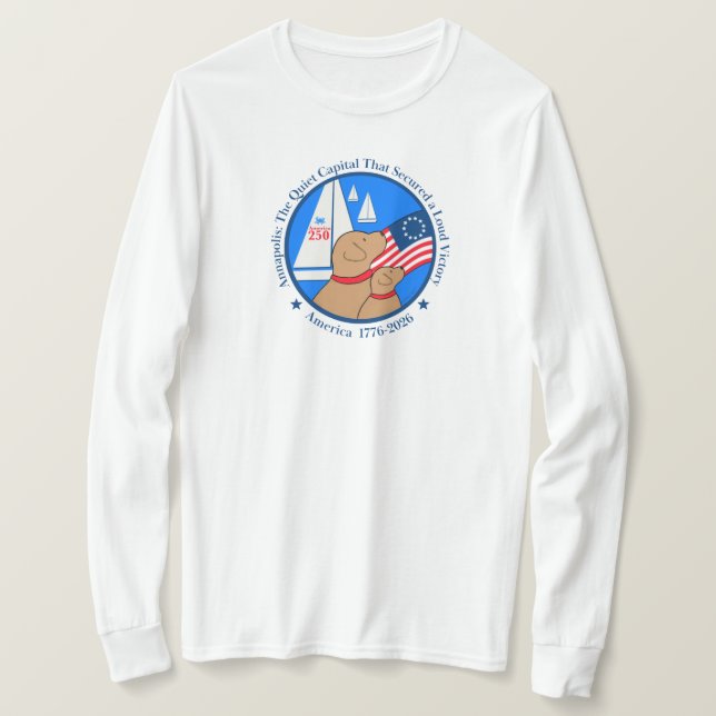 America 250 Annapolis Limited Edition Women’s T-Shirt (Design vorne)