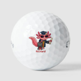 America 250 Axolotl Golfball-Monogramm-Geschenk Golfball