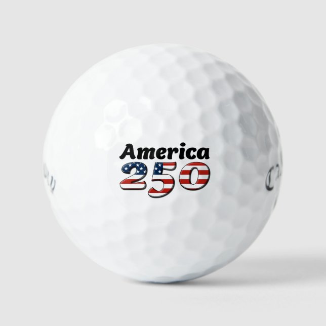 America 250 Design Golfball (Vorderseite)