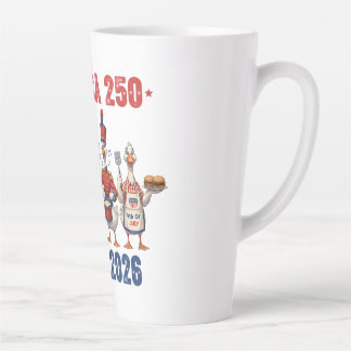 America 250 Dumme Gänse Lustiger Patriotischer Kaf Milchtasse