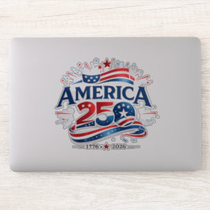 America 250 Feier 1776–2026 Jubiläum Aufkleber