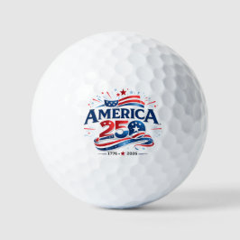 America 250 Feier 1776–2026 Jubiläum Golfball