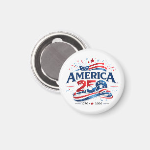 America 250 Feier 1776–2026 Jubiläum Magnet