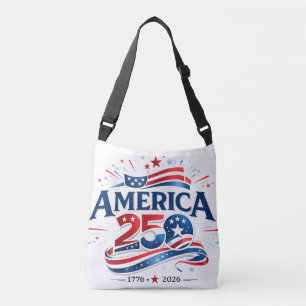 America 250 Feier 1776–2026 Jubiläum Tragetaschen Mit Langen Trägern