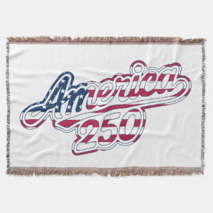 America 250 Flag Script Halbquinquennendesign Decke