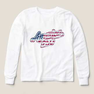 America 250 Flag Script Semiquincentennial Design
