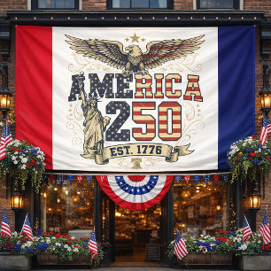 America 250-Jahr-Jubiläumsdesign Banner