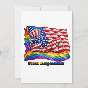 America 250 LGBTQ-Stolz-Party Einladung