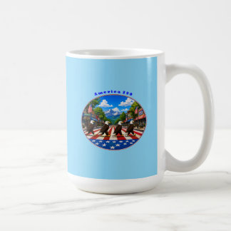 America 250 mit vier Weißkopfseeadlern auf der Str Kaffeetasse