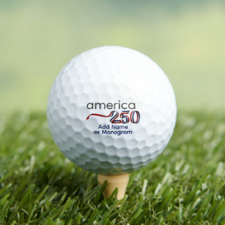 America 250 Monogramm Golfbälle - Patriotisches Ge