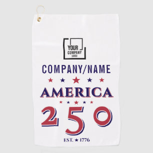 America 250 Patriotic Corporate Logo 2026 Golfer Golfhandtuch