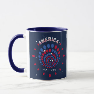 America 250 Patriotische Feuerwerke seit 1776 Tasse