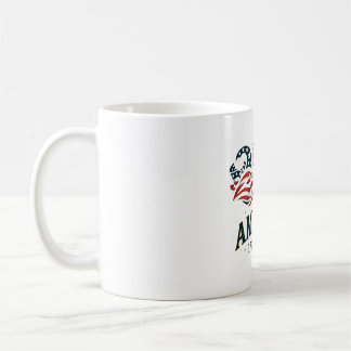 America 250 Patriotische Sterne und Streifen  Kaffeetasse