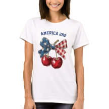 America 250 Patriotischer Kirsche Vintage US-Flagg