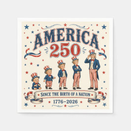 America 250  serviette