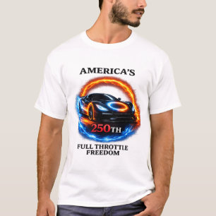 America 250 Vollgas-Freiheits-Truckerhut Patr T-Shirt