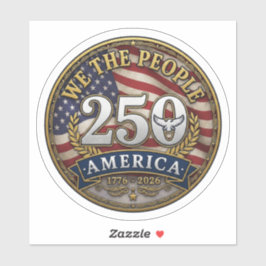America 250 Wir Das Volk Aufkleber