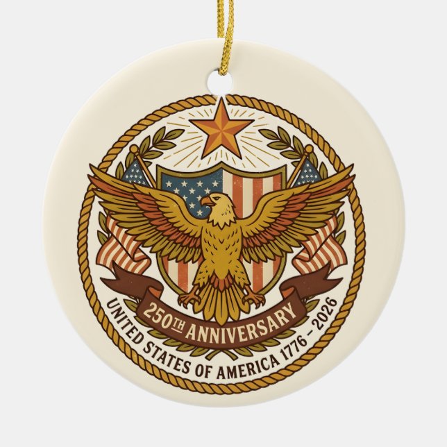 America 250th Anniversary USA 250th Ornament (Vorne)