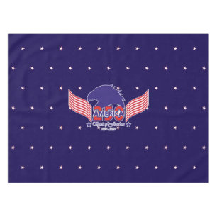 America 250th-Geist der Freiheit-Auf Blau Tischdecke