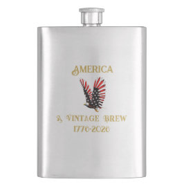 America a Vintage Brew Eagle 1775 - 2026 Flachmann