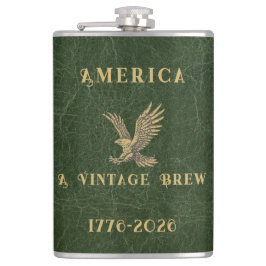 America a Vintage Brew Eagle 1775 - 2026 Flachmann