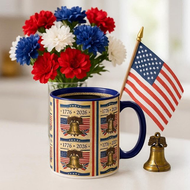 America Anniversary 250 Years Keepsake   Tasse (Von Creator hochgeladen)