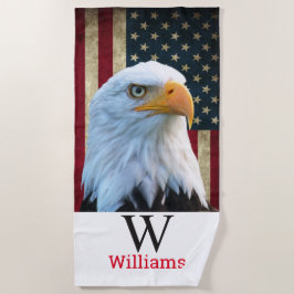 AMERICA BALD EAGFL Strandtuch