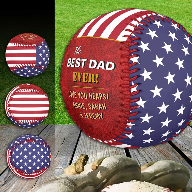 America Best Vater, patriotische USA, amerikanisch Baseball (Von Creator hochgeladen)