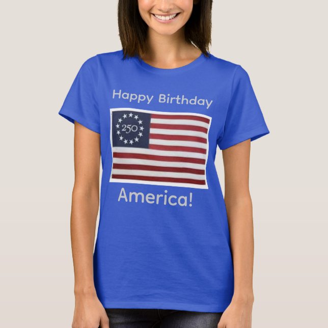 America Birthday 250 T-Shirt (Vorderseite)