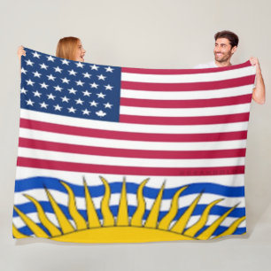 AMERICA COLUMBIA FLEECEDECKE