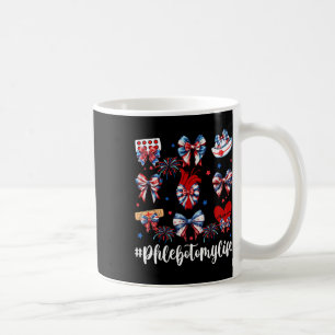 America Coquette Bow Fireworks Phlebotomy Happy 4t Kaffeetasse