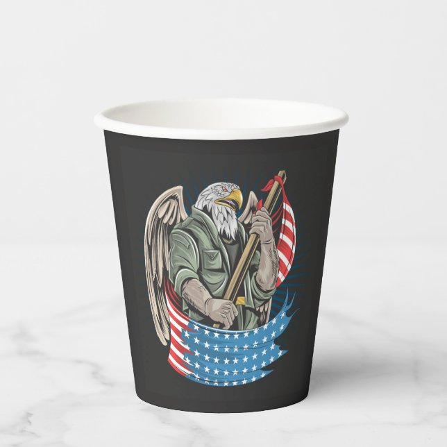 America Eagle Pappbecher (Vorderseite)