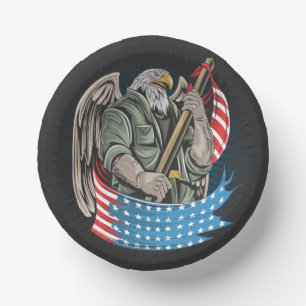 America Eagle Pappteller
