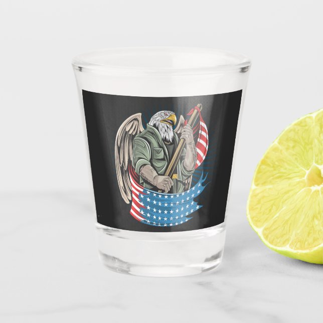 America Eagle Schnapsglas (Vorderseite)