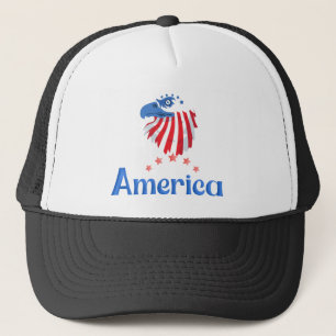 America Eagle Trucker Hut   Patriotische Mütze  