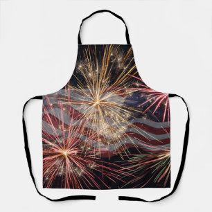 America feiernde Schürze