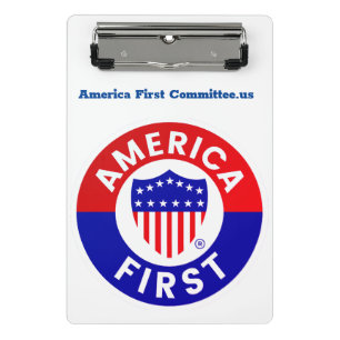 America First Committee Mini Clipboard Klemmbrett