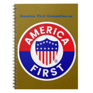 America First Committee Spiral Foto Notebook Notizblock
