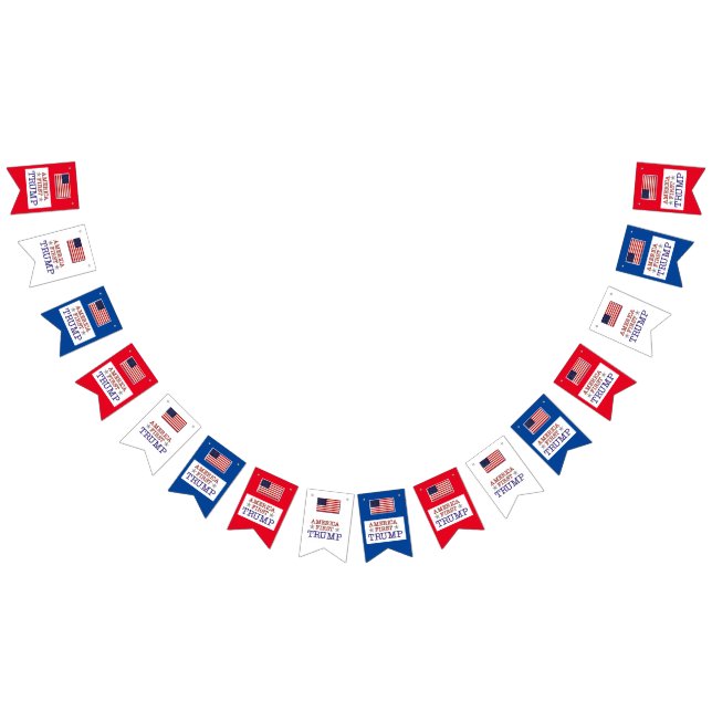 America First Trump Banner Flags (Alle)