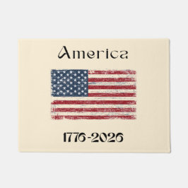 America Flag 1776 to 2026 USA 250th Anniversary  Fußmatte