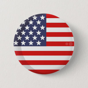 AMERICA FLAG BUTTON