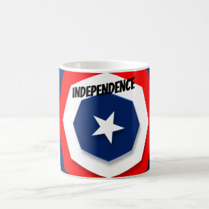 America Flag Design Kaffeetasse