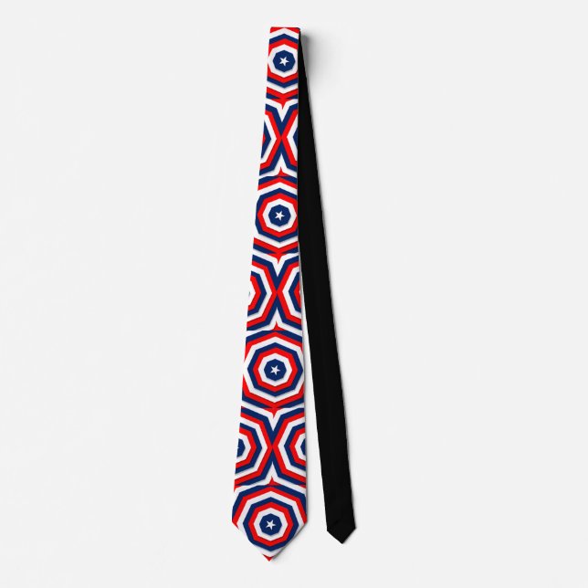 America Flag Design Krawatte (Vorderseite)