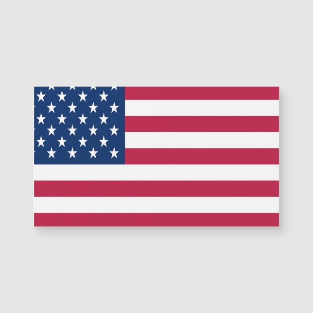 America Flag Design Magnetkarte (Vorderseite)