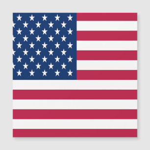 America Flag Design Magnetkarte
