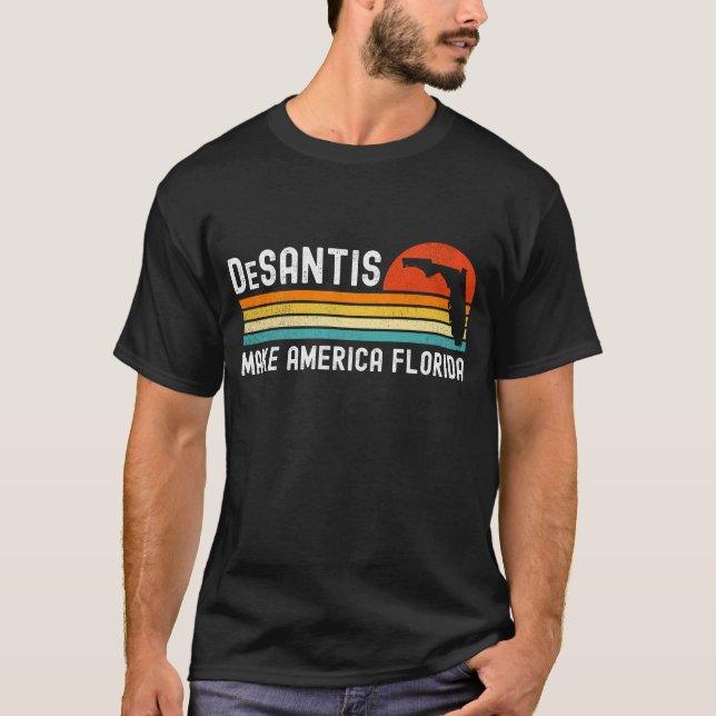 America Florida Ron DeSantis 2028 T-Shirt (Vorderseite)
