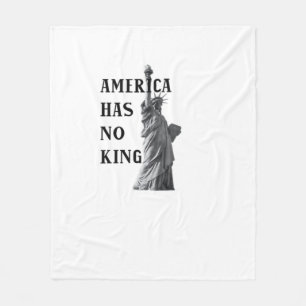 America Hat keinen König Klassiker Fleecedecke