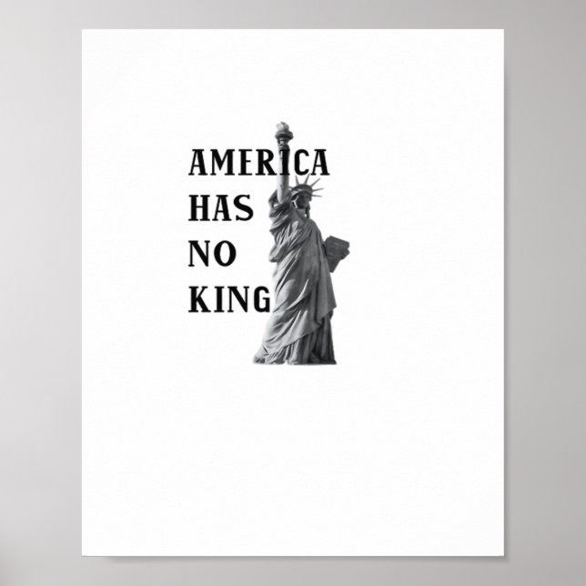 America Hat Keinen König Klassiker Poster (Vorne)