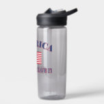 America Love It Or Leave It Trinkflasche<br><div class="desc">America Love It Or Leave it with the American Flag</div>