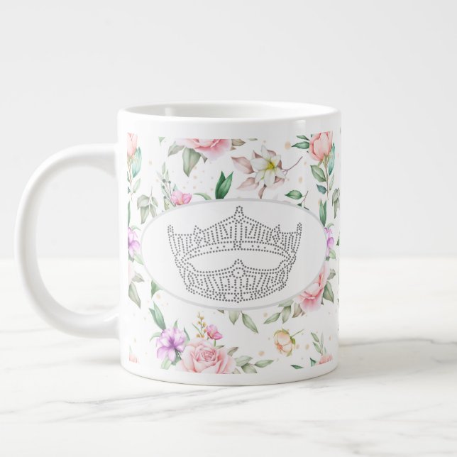 America Pageant Crown Jumbo Tasse (Links)